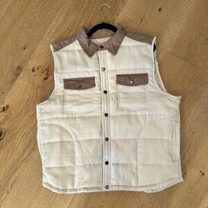 Nomad Tan and Cream Men's Jacket, size L